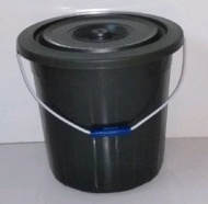 EMBER PLASTIK HITAM TUTUP / EMBER POLARIS PLASTIK HITAM 20 liter