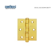 HINGE DEKKSON ESS EL 3X2.5X2MM 2BB TP Butterfly HINGE 3 Inch Gold