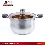 bmw Stainless Steel Boiling Pot 20cm 24cm Dutch Oven - Casserole Pan Large Pan