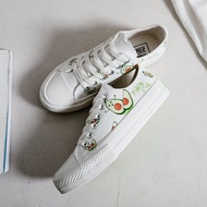 Female Student Low-Top Canvas Shoes Female Korean Version All-Match Trendy Shoes Female White Shoes 