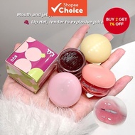 Gege Bear Gogo Bear Jam Radiant Solid Lip Gloss - Jelly Shine, Moisturizing, Non-Sticky, Natural Lip