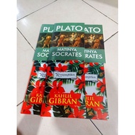 ORIGINAL BOOK SALE / LITERATURE BOOK / HISTORY / 1 PACKAGE 2 BOOKS / PLATO MATI SOCRATES / ROMANTIC 