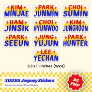 XIKERS Jeepney Stickers Fanmade Sticker
