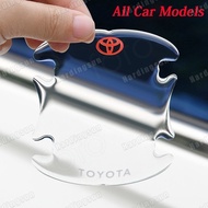 【All Car Models】Toyota Car handle door bowl anti-scratch protective film invisible car door handle universal hand buckle protection cover transparent stickers outside the car Ford