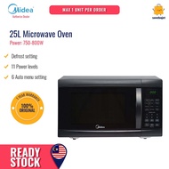 Midea Pemanas Lauk Microwave Oven (25L) EM825AGS-BK