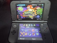 New Nintendo 3DS LL - Black both screens IPS  + 128gb microSD