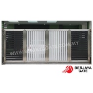 【PRE-ORDER MFG 4】14x5.5ft Main Folding Gate / Pintu Pagar / Stainless Steel 304 / Aluminium / Klang Valley / KL