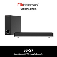 Nakamichi Bluetooth Soundbar S7 With Wireless Subwoofer