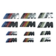 Suitable for BMW M Car Logo Sticker Logo 5 Series M3 M5 X1M X3M X5M X6 Metal Car Sticker Tail Logo W