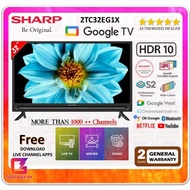 ☜【FREE LIVE CHANNELS APP】Sharp Android 32 inch HD LED TV 2TC32EG1X♥
