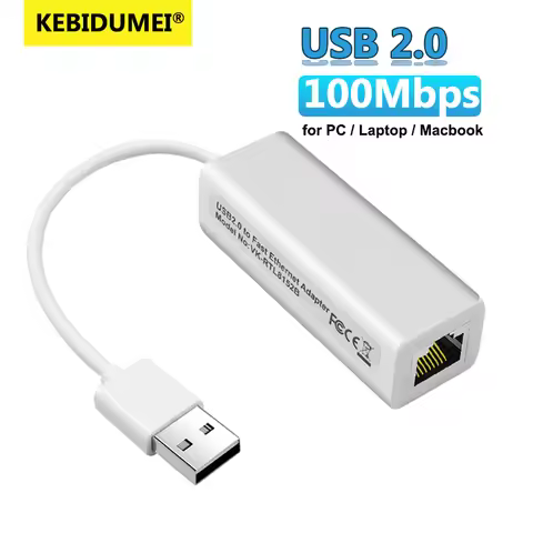 USB 2.0 Wired USB to RJ45 Ethernet Adapter Network Card LAN Internet Cable For PC Laptop MacBook Win