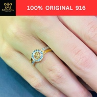 CINCIN Lv DIAMOMD CUT 916 GOLD/CINCIN MODEN/BRACELETS/SUN FLOWER/JEWELLERY/EMAS TULIN 916