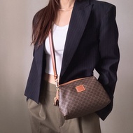 Celine Macadam 雲朵包 腋下包 斜背包 真皮棕色
