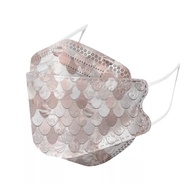 KF94 Scales Beige 4-Ply Adult Mask - Single