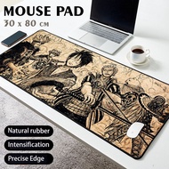 Professional Gaming Mouse Pad Desk Mat 30 x 80 cm One Piece Mousepad Keren Unik Tatakan Alas Mause M