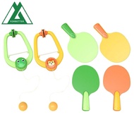 FORBETTER Ping Pong Self Training, Self-Training Interaction Table Tennis Trainer, Training Tool Cartoon Coordination Hanging Table Tennis Training Toy Batting Practice