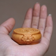 Creative Cypress Wood Gift Cypress Wood Carving Gossip Base Play Decoration Solid Wood Desktop Teacu