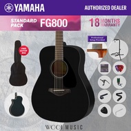 Yamaha FG800-BLK FG Series Solid Top Acoustic Guitar 41" - Black