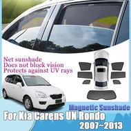 For Kia Carens UN Rondo 2013 2007-2013 Magnetic Sunshade Visors Mesh Side Window Parts Full Cover St