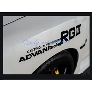 SIDE BODY STICKER ADVAN ADVAN FENDER STICKER 18''