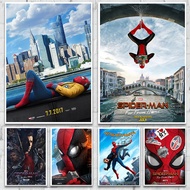 Popular Marvel Movie Spider-Man Classic Nostalgic Kraft Paper Poster Retro Poster Bedroom Decorative Painting
