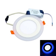 [HCM]bộ 5 bóng đèn 3 chế độ màu âm trần tròn 3w+ 3w