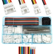 JST PH 2.0 Connectors Pin Header and Ribbon Cable Wire Kit 2.0mm Pitch JST PH - 2/3/4/5/6/7/8 Male P