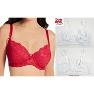 Bonprix Women's Underwire Bra 3/4 Cup Big Size 40DD / Non-Padded Underwear Jumbo Underwear BP482WHT