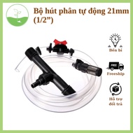 21mm (1/2”) automatic fertilizer suction kit - 21mm venturi fertilizer filling for automatic irrigat