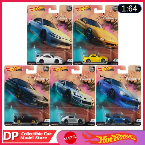 2019 Hot Wheels Car Culture Assorted Street Tuners Series Set Mazda Nissan Honda Subaru Die-Cast Veh