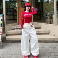 Loose form C-tag waistband jeans QCL1 (7a531-SP000014)