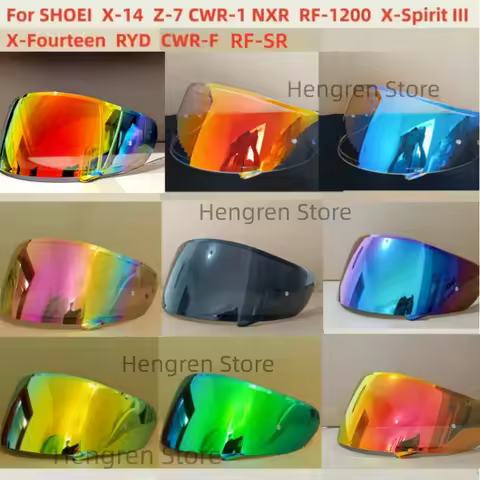 Helmet Visor for SHOEI X-14 X14 Z-7 Z7 CWR-1 CWR1 NXR RF-1200 RF1200 X-Spirit III XSpirit 3 X-Fourte