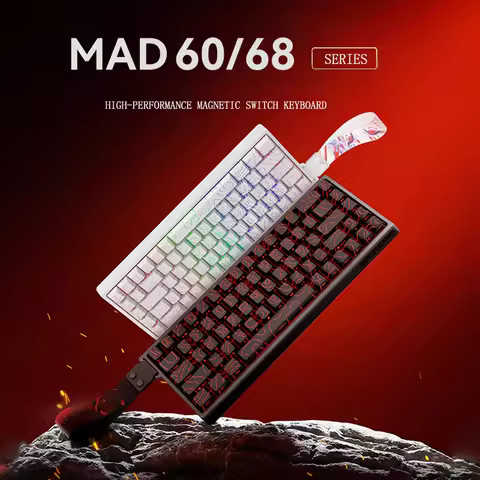 FGG MADLIONS MAD60/68 HE Gaming Magnetic Keyboard mad 68pro Gaming Mechanical Mechanical Keyboard Bi
