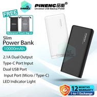 Pineng PN-931 10000mAh Powerbank Slim Power Bank 2.1A Pawer Bank Original Pineng Powerbank Pineng PN