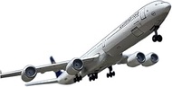 For: 1:500 scale A340-600 aircraft Lufthansa Airlines alloy aircraft aircraft model