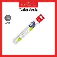 Faber Castell 15 cm Ruler Thick Hard Plastic/ Scale Ruler 6" Scale Ruler/ 15 cm