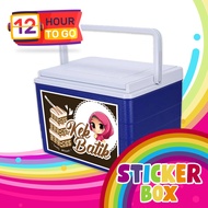 Sticker Kek Batik Kalis Air (A4/A3) | KAWAIIYO