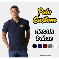 MESIN CUSTOM UNITPOLO Design FULL COLORbebas - DTF DIGITAL MACHINE SCREEN PRINTING