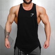 GymShark shark muscle man didnt workout clothes sleeveless vest summer cotton running training suit