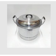 Orchid Rice Boiler 22 cm / Aluminum Pot / Multipurpose Langseng Steamer Pot No. 22cm Boiling Pot Ric