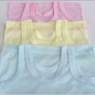 DAI-CY CHILDREN'S SINGLET WHITE COLOR S-3L CONTENTS 12 PCS