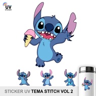 UV STICKERS - STITCH THEME VOL 2 | UV STICKER, MOTORCYCLE STICKER, CAR STICKER, HELMET STICKER, TUMB