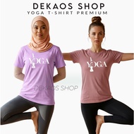 YOGA T-SHIRT Wanita WOMEN'S YOGA T-SHIRT/ YOGA CLOTHES/ Wanita YOGA TSHIRT/ Wanita YOGA TOP/ Wanita 