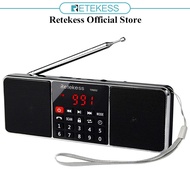 Retekess TR602 Portable AM FM Stereo Radio with Wireless MP3 Player Speaker AUX Input Support TF Car