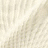 มูจิ เสื้อโปโลผ้าวาฟเฟิลแขนสั้น ผู้ชาย - MUJI Waffle Short Sleeve Polo Shirt รุ่น AB1MNA4S