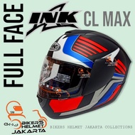 INK HELM CL MAX LTD #3 MATT BLACK BLUE RED FULL FACE