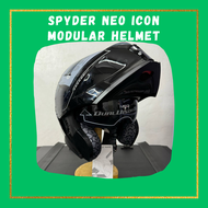 Spyder neo icon dual visor modular helmet gloss black