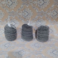 Donut multi-purpose dishwashing fiber / steel wool