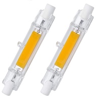 CTKcom 78 mm/3.1 in R7S LED Bulb (2 Pack) 110V 10W Warm White 3000K T3 J Type Halogen Bulb Replaceme