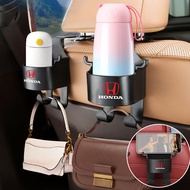 Car Seat Hook with Drink Holder Car Headrest Organizer Car Phone Holder Multifunctional Drink Pocket Car Storage Hanger for Honda Jazz Beat Innova Brv Crv Accord Shuttle Fit City Vezel HRV